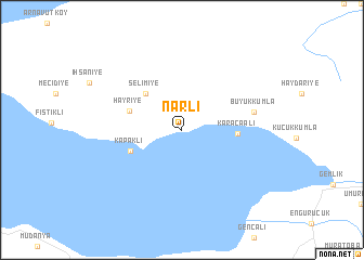 map of Narlı