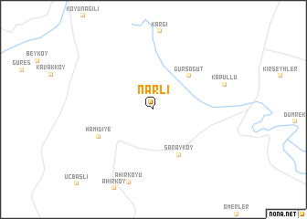 map of Narlı