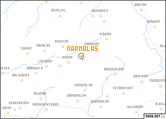 map of Narmalās