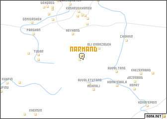 map of Nārmand
