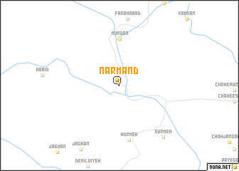 map of Nārmand