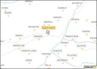 map of Narman