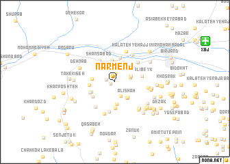 map of Nārmenj