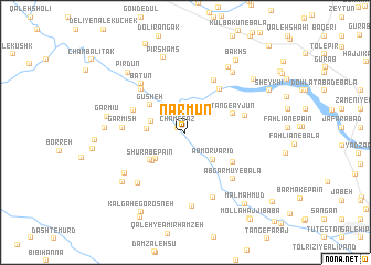 map of Narmūn