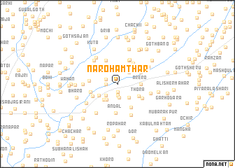 map of Nāro Hamthar