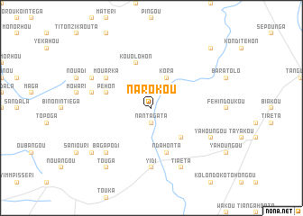 map of Narokou