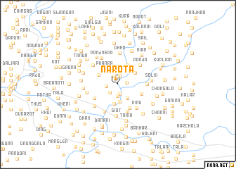 map of Narota