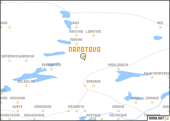 map of Narotovo