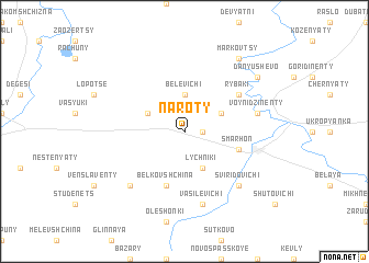 map of Naroty