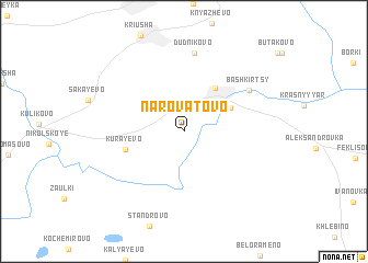 map of Narovatovo