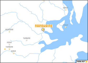 map of Narowaine