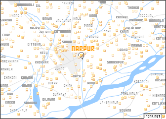 map of Nārpur