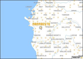 map of Narra Este