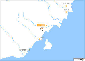 map of Narra