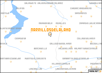 map of Narrillos del Álamo