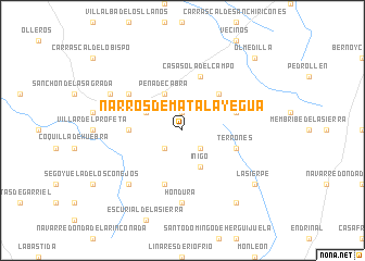 map of Narros de Matalayegua