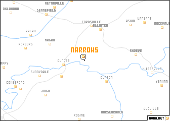 map of Narrows