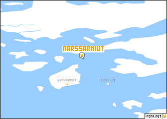 map of Narssarmiut