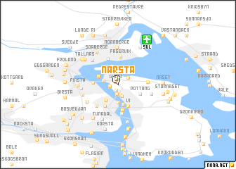 map of Närsta