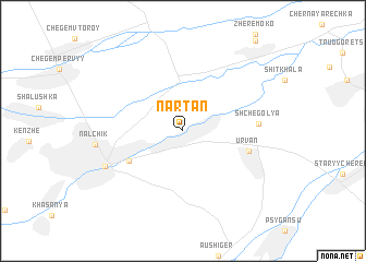 map of Nartan