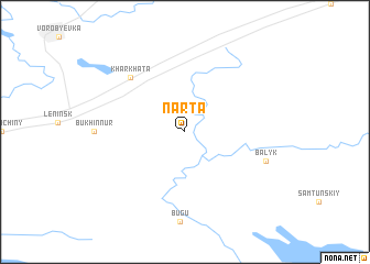 map of Narta