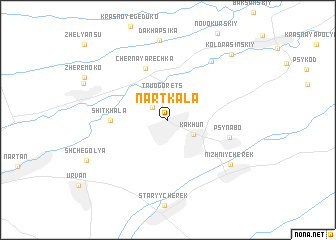 map of Nartkala