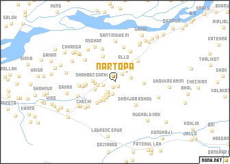 map of Nartopa