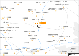 map of Nartova