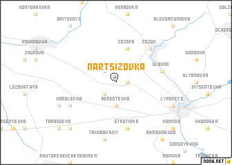 map of Nartsizovka