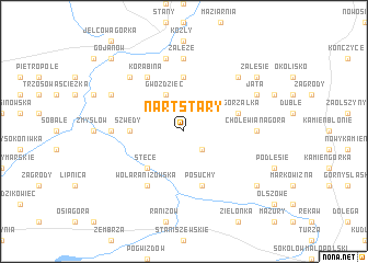 map of Nart Stary