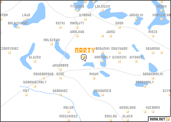 map of Narty