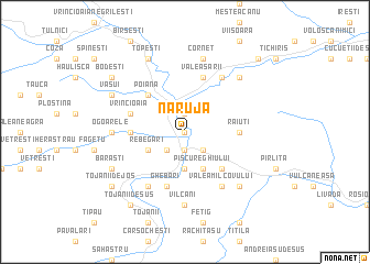 map of Năruja