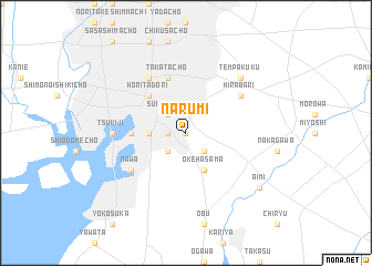 map of Narumi