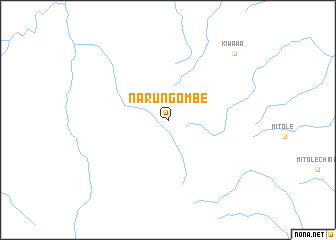 map of Narungombe