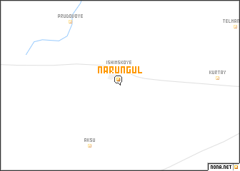 map of Narungulʼ