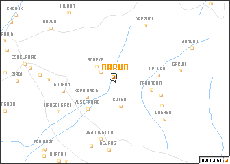 map of Nārūn