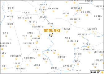 map of Naruski