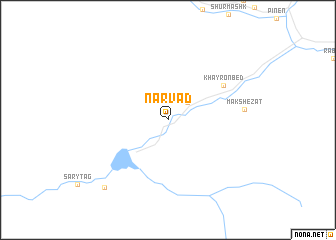 map of Narvad