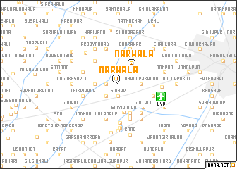 map of Narwāla