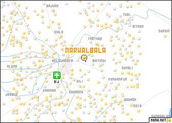 map of Narwāl Bāla