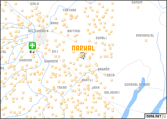 map of Narwāl