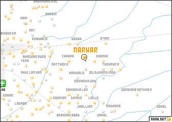 map of Narwar