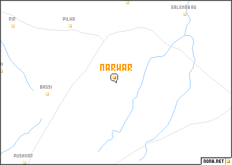 map of Narwar