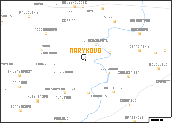 map of Narykovo