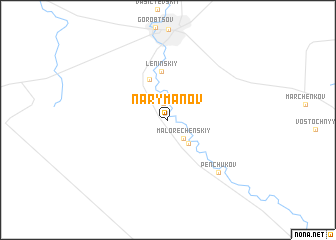 map of Narymanov