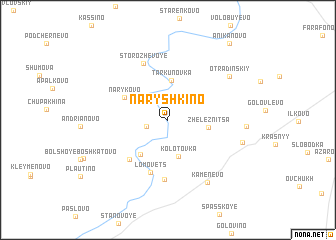 map of Naryshkino