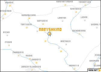 map of Naryshkino