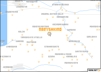 map of Naryshkino