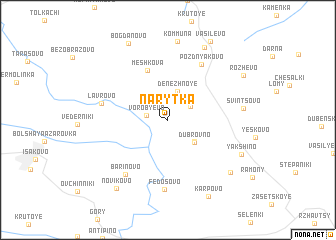 map of Narytka