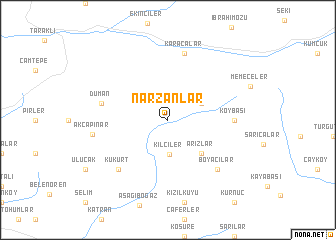 map of Narzanlar